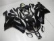 Kawasaki ZX6R Motorrad Verkleidung 2007-2008 - Glanzendes Schwarz