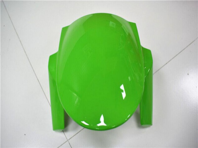 Kawasaki ZX6R Motorrad Verkleidung 2013-2018 - Grun Weiss Glanzendes Schwarz