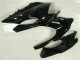 Kawasaki ZX10R Motorrad Verkleidung 2004-2005 - Glanzendes Schwarz