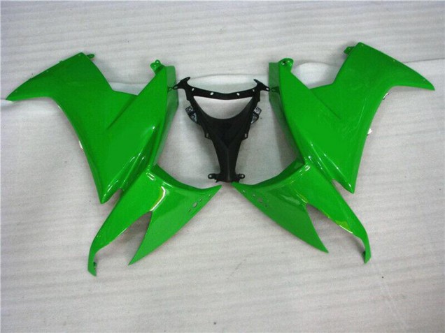 Kawasaki ZX10R Motorrad Verkleidung Kit 2008-2010 - Grun Schwarz