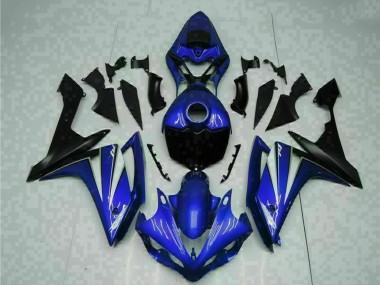 Yamaha YZF R1 Motorrad Verkleidung 2007-2008 - Blau Weiss Schwarz