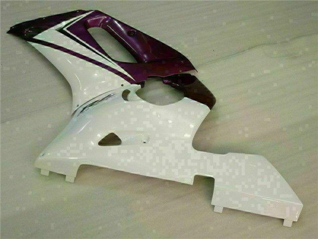 Yamaha YZF R6 Motorrad Verkleidung 1998-2002 - Weiss Lila