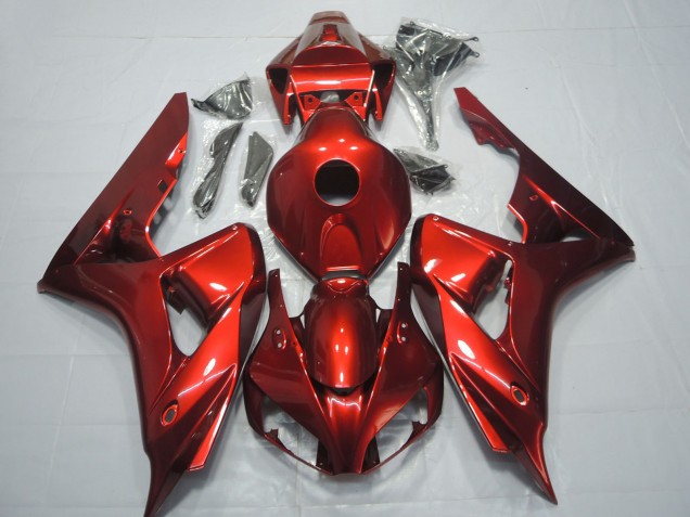 Honda CBR1000RR Motorrad Verkleidung 2006-2007 - Dunkel Rot