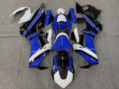 Honda CBR1000RR Motorrad Verkleidung 2017-2023 - Weiss Blau Glanzendes Schwarz