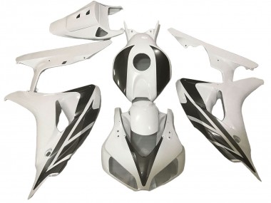 Honda CBR1000RR Motorrad Verkleidung 2006-2007 - Weiss Schwarz Streifen