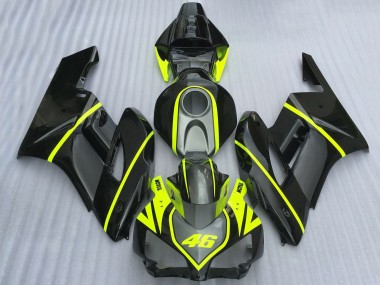Honda CBR1000RR Motorrad Verkleidung 2004-2005 - Grau Schwarz Hohe Sichtbarkeit Gelb Motul 46