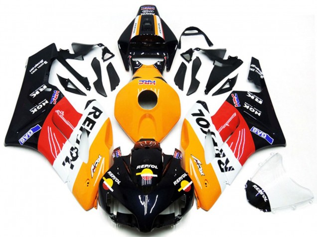 Honda CBR1000RR Motorrad Verkleidung Kit 2004-2005 - Orange Weiss Rot Glanzendes Schwarz Repsol
