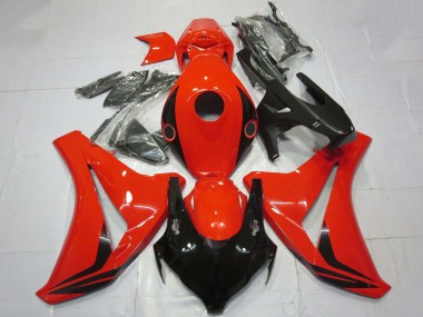 Honda CBR1000RR Motorrad Verkleidung 2008-2011 - Rot Glanzendes Schwarz