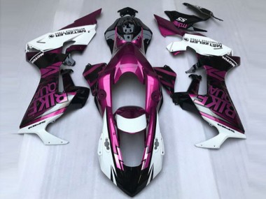 Honda CBR1000RR Motorrad Verkleidung 2017-2023 - Weiss Lila Glanzendes Schwarz