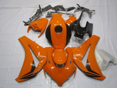 Honda CBR1000RR Motorrad Verkleidung 2008-2011 - Orange Glanzendes Schwarz