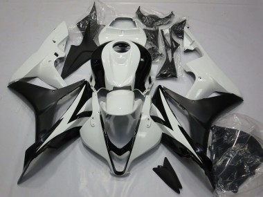Honda CBR600RR Motorrad Verkleidung Kit 2007-2008 - Weiss Matt Schwarz