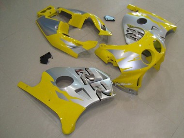 Honda CBR250RR Motorrad Verkleidung 1990-1998 - Silber Gelb