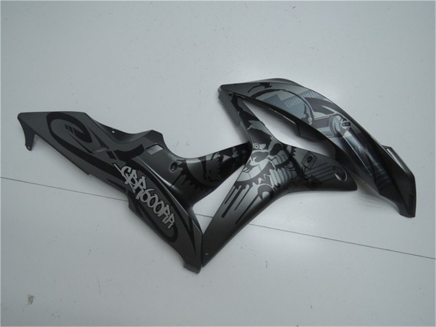 Honda CBR600RR Motorrad Verkleidung 2007-2008 - Matt Schwarz Graffiti
