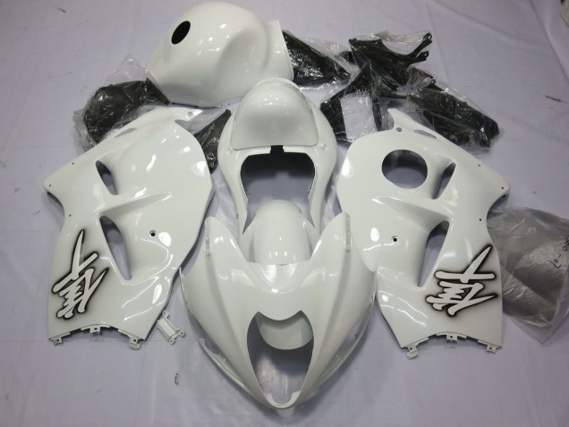 Suzuki GSXR 1300 Motorrad Verkleidung 1996-2007 - Glanzendes Weiss
