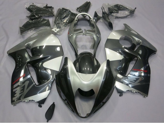 Suzuki GSXR 1300 Motorrad Verkleidung 1996-2007 - Grau und Silber