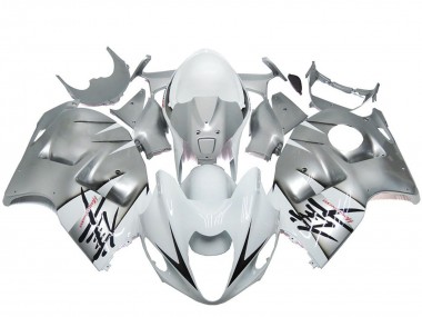Suzuki GSXR 1300 Motorrad Verkleidung 1996-2007 - Silber Weiss OEM Stil