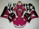 Honda CBR600RR Motorrad Verkleidung 2013-2023 - Lila Glanzendes Schwarz