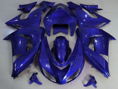 Kawasaki ZX10R Motorrad Verkleidung 2006-2007 - Dunkel Blau