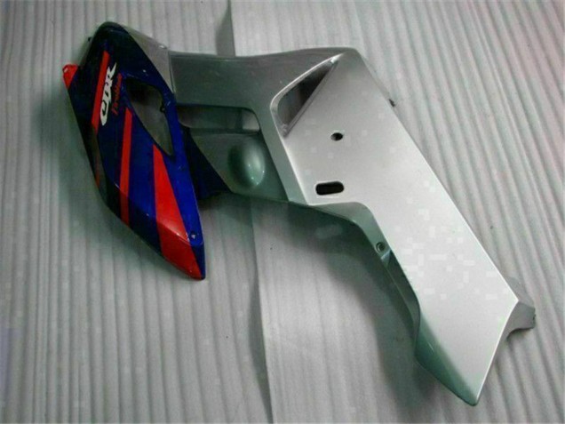 Honda CBR1000RR Motorrad Verkleidung 2004-2005 - Silber Rot Blau Schwarz Streifen