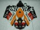 Honda CBR1000RR Motorrad Verkleidung 2004-2005 - Orange Weiss Rot Schwarz Repsol