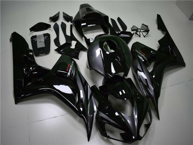 Honda CBR1000RR Motorrad Verkleidung 2004-2005 - Glanzendes Schwarz Grau