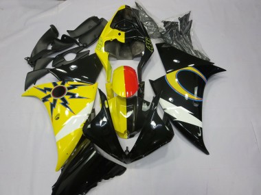 Yamaha R1 Motorrad Verkleidung 2012-2014 - Gelb Schwarz Rot