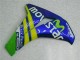 Honda CBR1000RR Motorrad Verkleidung 2008-2011 - Blau Gelb Grun MoviStar Castrol
