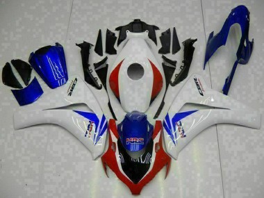 Honda CBR1000RR Motorrad Verkleidung 2008-2011 - Weiss Rot Blau HRC