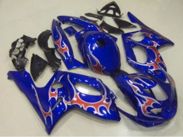 Yamaha YZF600R Thundercat Motorrad Verkleidung 1996-2007 - Blau Rot