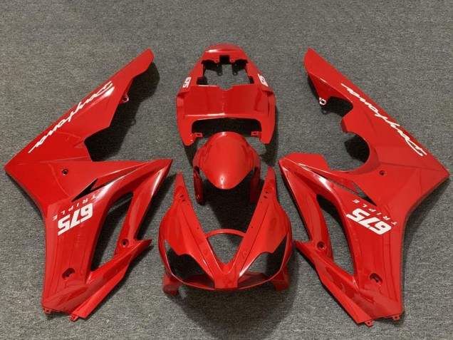 Triumph Daytona 675 Motorrad Verkleidung 2006-2008 - Rot