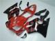 Honda CBR600 F4i Motorrad Verkleidung 2001-2003 - Rot Glanzendes Schwarz