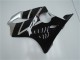 Honda CBR600 F4i Motorrad Verkleidung 2001-2003 - Silber Glanzendes Schwarz