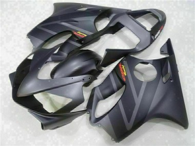Honda CBR600 F4i Motorrad Verkleidung 2001-2003 - Matt Schwarz Grau
