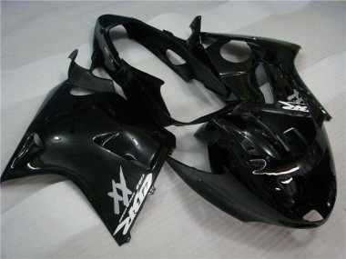 Honda CBR1100XX Blackbird Motorrad Verkleidung Kit 1996-2007 - Glanzendes Schwarz