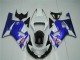 Suzuki GSXR 600/750 Motorrad Verkleidung 2001-2003 - Weiss Blau Schwarz