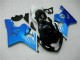 Suzuki GSXR 600/750 Motorrad Verkleidung 2004-2005 - Weiss Blau Schwarz