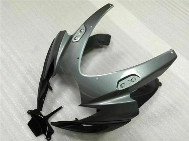 Suzuki GSXR 600/750 Motorrad Verkleidung 2006-2007 - Silber Grau Glanzendes Schwarz Rot