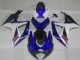 Suzuki GSXR 600/750 Motorrad Verkleidung 2006-2007 - Weiss Blau Schwarz Rot