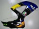 Suzuki GSXR 600/750 Motorrad Verkleidung 2008-2010 - Blau Gelb Hai