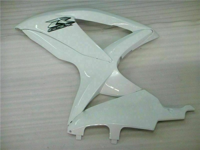 Suzuki GSXR 600/750 Motorrad Verkleidung 2008-2010 - Weiss