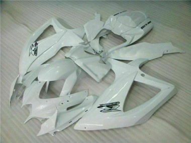 Suzuki GSXR 600/750 Motorrad Verkleidung 2008-2010 - Weiss