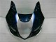 Suzuki GSXR 1000 Abs Motorrad Verkleidungen 2003-2004 - Weiss Blau Glanzendes Schwarz Rot