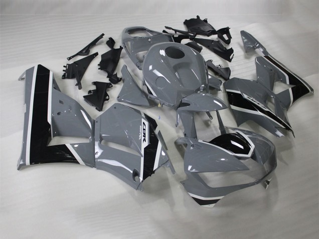 Honda CBR600RR Motorrad Verkleidung 2013-2023 - Nardo Grau Glanzendes Schwarz