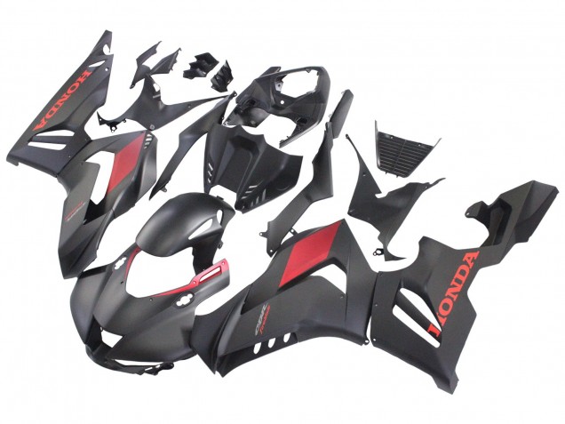 Honda CBR1000RR-R Motorrad Verkleidung 2020-2023 - Matt Schwarz Rot