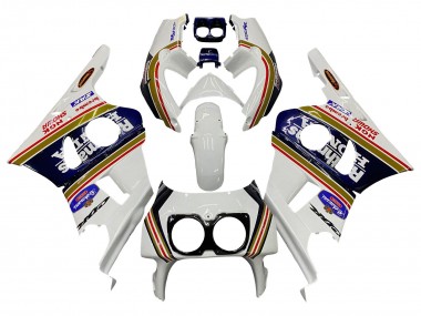 Honda CBR400RR NC29 Motorrad Verkleidung 1990-1999 - Weiss Gold Rot Dunkel Blau Rothmans
