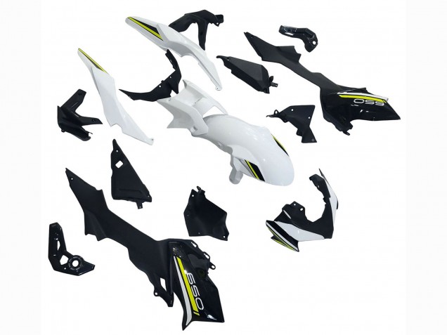 Kawasaki Ninja Z650 Motorrad Verkleidung 2020-2023 - Weiss Schwarz Grun