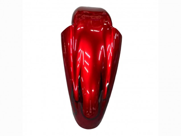 Kawasaki ZZR600 Motorrad Verkleidung 1998-2003 - Rot mit Schwarz Flamme