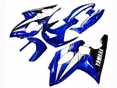 Yamaha YZF600R Thundercat Motorrad Verkleidung 1996-2007 - Blau Weiss Schwarz