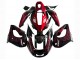 Yamaha YZF 1000R Thunderace Motorrad Verkleidung Kit 1997-2007 - Schwarz mit Rot Flamme