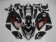 Suzuki GSXR 1300 Hayabusa Motorrad Verkleidung 2008-2020 - Glanzendes Schwarz Rot